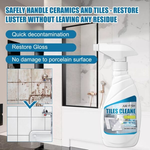 Bathroom Tile Floor Marble Bright Strong Dirt Remover