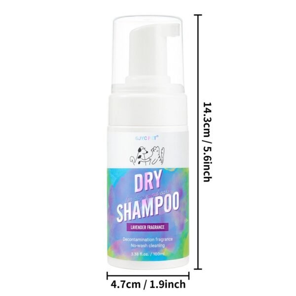 Cat Dry Shampoo Bubbles